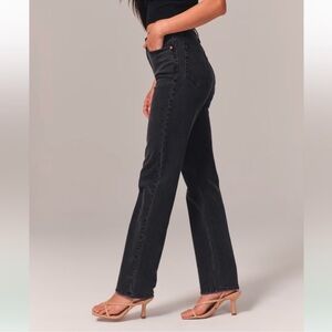 Abercrombie & Fitch High Rise Black Jeans